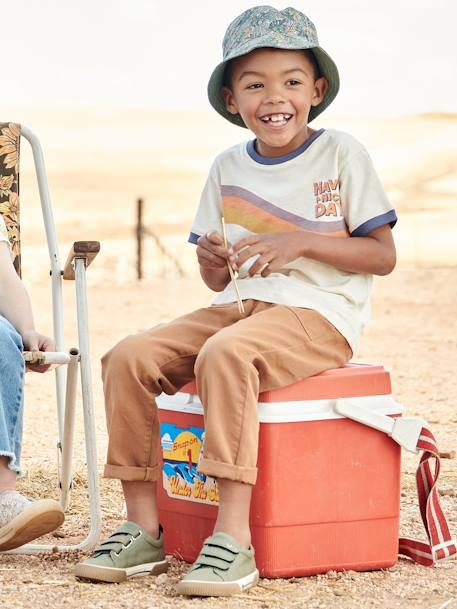 Camiseta «Ola» para niño crudo 