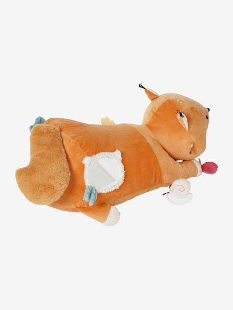 Gran peluche de actividades Ardilla «LOS AMIGOS DEL BOSQUE» naranja 