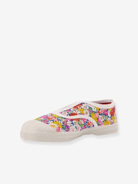 Zapatillas infantiles de algodón con estampado Liberty® BENSIMON® Elly blanco estampado 