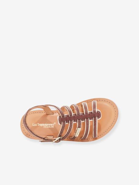 Sandalias infantiles de piel LES TROPEZIENNES® PAR M. BELARBI Monzar beige 