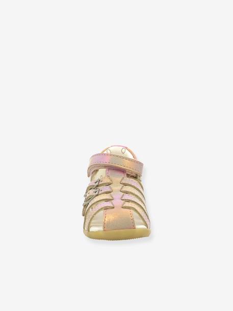 Sandalias infantiles de piel KICKERS® Bigckro rosa 