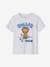 Camiseta con animal divertido para niño gris jaspeado 