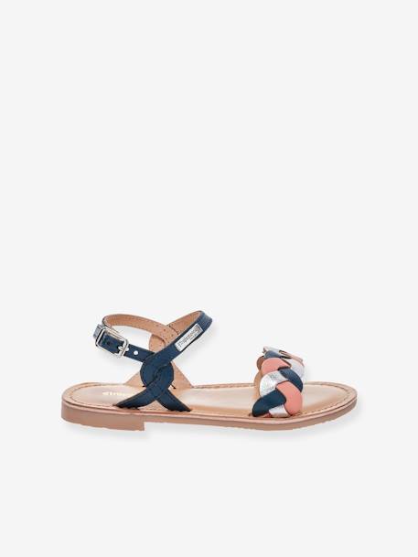 Sandalias de piel Bonbon LES TROPEZIENNES® PAR M. BELARBI azul estampado 