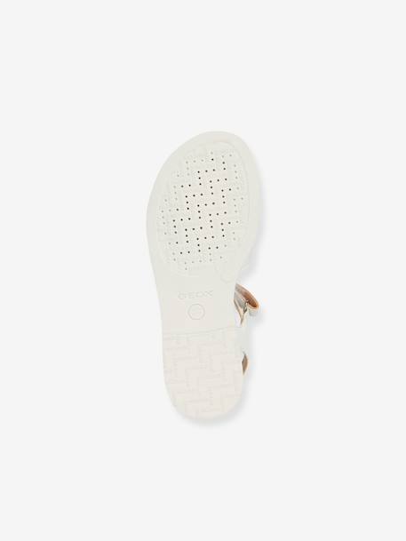 Sandalias infantiles Geox® Karly Girl blanco+marrón 