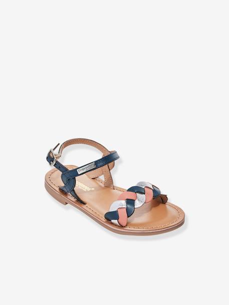 Sandalias de piel Bonbon LES TROPEZIENNES® PAR M. BELARBI azul estampado 