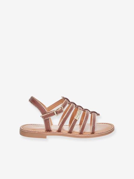 Sandalias infantiles de piel LES TROPEZIENNES® PAR M. BELARBI Monzar beige 