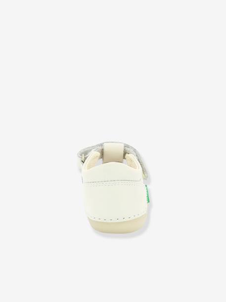 Sandalias de piel para bebé Sushy Originel Softers KICKERS® AZUL OSCURO LISO+BLANCO CLARO LISO+caramelo+rosa 