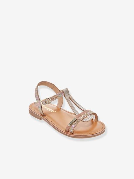 Sandalias de piel Bada LES TROPEZIENNES® PAR M. BELARBI beige irisado 