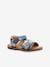 Sandalias de piel infantiles KICKERS® Diazz azul+rosa 