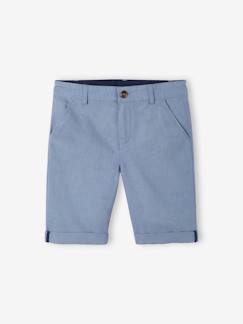 -Bermudas de algodón y lino para niño