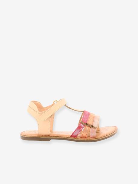 Sandalias de piel Diamanto Diva KICKERS® ROSA CLARO LISO 