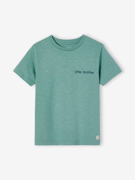 Camiseta personalizable de manga corta, para niño azul marino - Vertbaudet