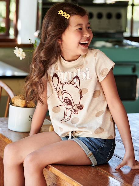 Camiseta de manga corta Disney® Bambi beige jaspeado 