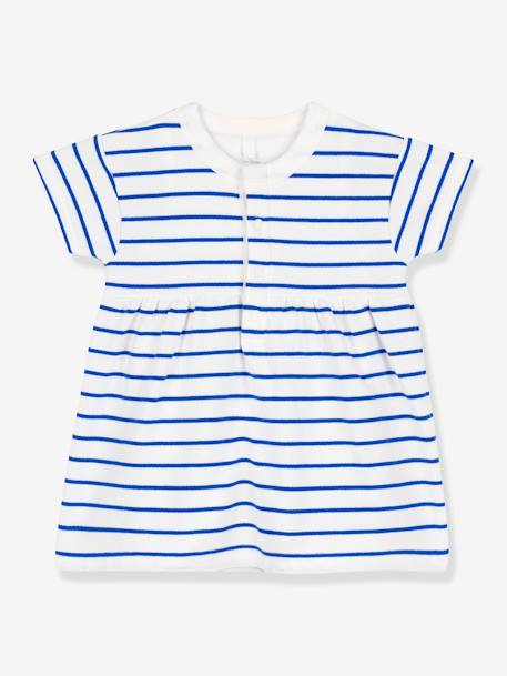 Vestido + body de manga corta PETIT BATEAU blanco 