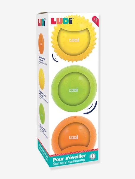 3 pelotas sensoriales - LUDI multicolor 