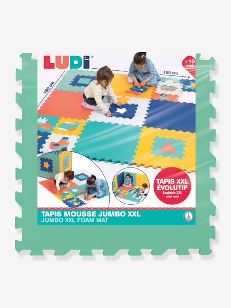 Alfombra de espuma Jumbo - LUDI multicolor 