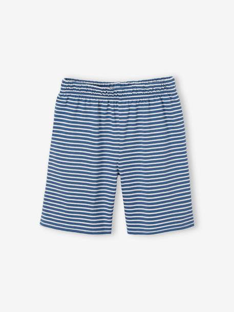 Pack de 2 pijamas con short «Summer Surf» para niño azul jeans 