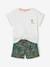 Pack de 2 pijamas con short «Wild» para niña - Basics rosa 