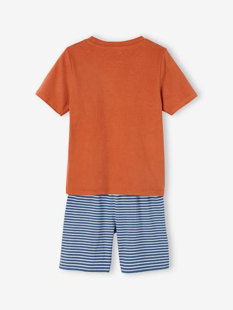 Pack de 2 pijamas con short «Summer Surf» para niño azul jeans 