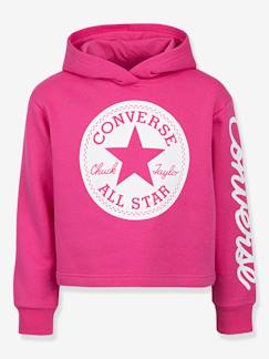 Niña-Jerséis, chaquetas de punto, sudaderas-Sudadera con capucha Chuck Patch Cropped Hoodie de CONVERSE