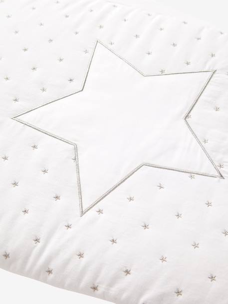 Protector de cuna LLUVIA DE ESTRELLAS Blanco/estrellas 