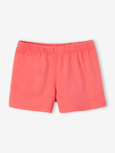 Pack de 2 pijamas con short «Wild» para niña - Basics rosa 