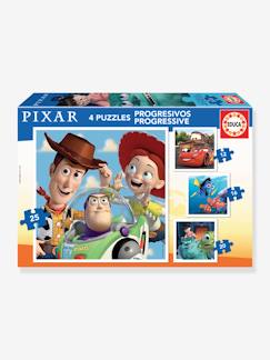 Juguetes-Juegos educativos- Puzzles-4 Puzzles progresivos de Pixar - 12/25 - EDUCA