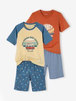 Niño-Pijamas -Pack de 2 pijamas con short «Summer Surf» para niño