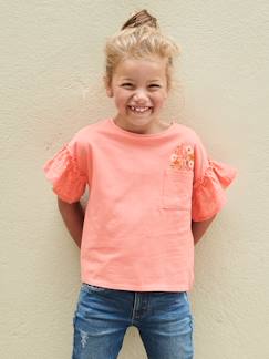 Camisetas Naranja para Niña