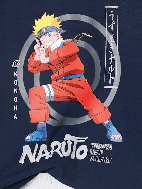 Pijama con short Naruto® para niño negro 