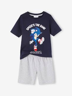 Pijamas y bodies bebé-Niño-Pijama con short Sonic® para niño