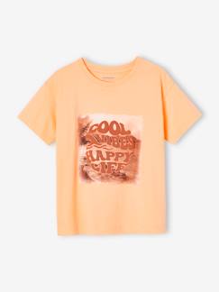 Camisetas para Niñas - 2-14 años - Naranja - vertbaudet