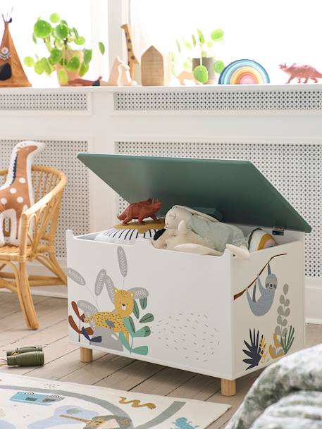 Caja para juguetes Selva BLANCO CLARO BICOLOR/MULTICOLO 