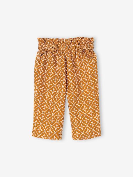 Pantalón ancho con estampado para bebé caramelo 