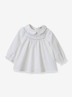 -Blusa con smocks para bebé - Cyrillus