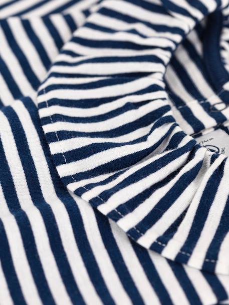 Blusa de manga corta - PETIT BATEAU azul 