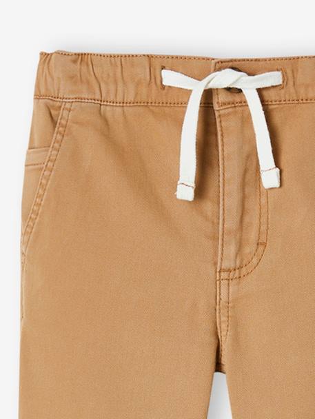 Pantalón chino fácil de llevar, para niño AZUL OSCURO LISO CON MOTIVOS+beige+VERDE MEDIO LISO CON MOTIVOS 