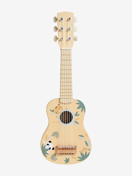 Guitarra de madera FSC® beige+blanco 