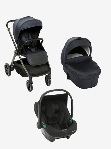 Silla de paseo Trio Auriga de VERTBAUDET azul oscuro+gris pizarra 