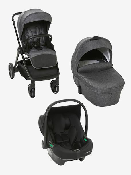 Silla de paseo Trio Auriga de VERTBAUDET azul oscuro+gris pizarra 