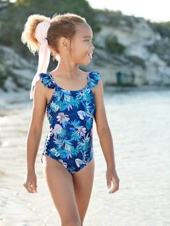 Niña-Bañadores-Bañadores-Bañador con estampado tropical para niña