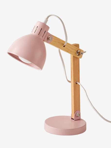 Lámpara de escritorio articulada ROSA CLARO LISO CON MOTIVOS 