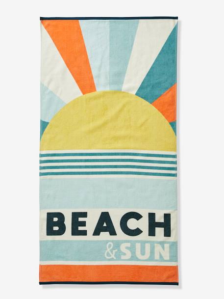 Toalla de playa / baño «Beach & Sun» multicolor 