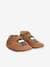 Zapatillas de piel flexible para bebé ROBEEZ© Hibou Choux 946770-10 camello 