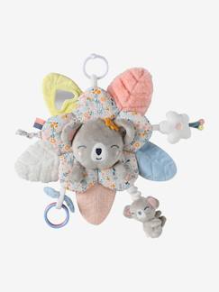 Juguetes- Primera edad-Doudous, peluches y juguetes de tejido-Flor colgante con actividades - KOALA