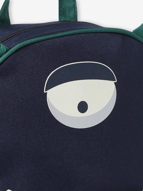 Mochila para preescolar «Monstruo» para niño azul marino 