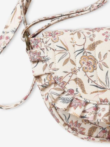 Bolso con estampado de flores para niña beige estampado 