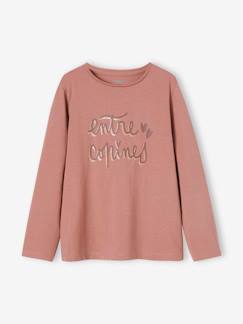 Niña-Camisetas-Camiseta con mensaje, para niña