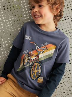 Niño-Camisetas y polos-Camisetas-Camiseta con manga doble para niño
