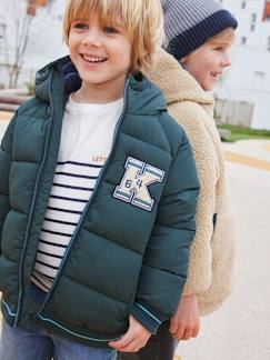 Abrigos de invierno de forro polar de retazos de manga larga para niños  pequeños, chaqueta exterior para niños pequeños (azul, 3-4 años)